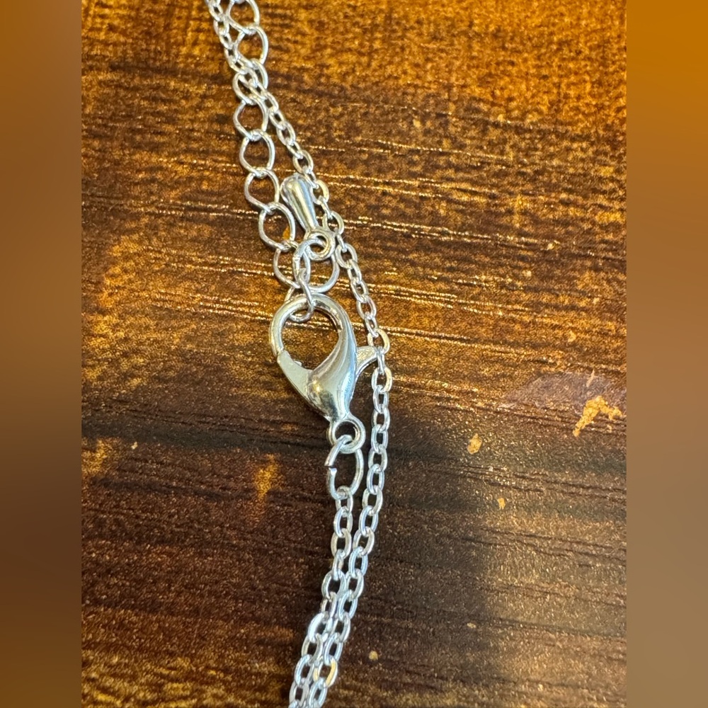 Turtle Necklace Silvertone in Red or Blue. NWOT - Picture 5 of 5
